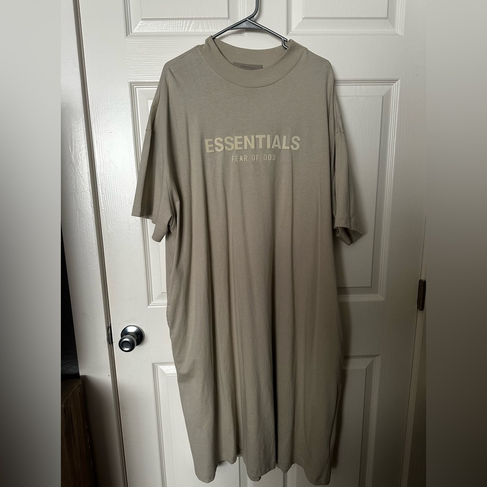 Fear Of God Essentials Oversized T-Shirt Dress
